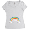 You're Looking At A Rainbow Women's Triblend Scoop T-shirt