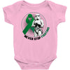 never stop fighting Baby Bodysuit
