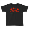 my zombie killing t shirt Toddler T-shirt