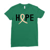 Hope Uterine Cancer Awareness Ladies Fitted T-Shirt