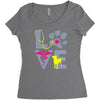 love teal best trending Women's Triblend Scoop T-shirt