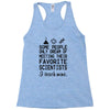 i teach mine science teacher Racerback Tank