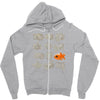 fisheye lens Zipper Hoodie