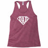 super dad diamond superhero Racerback Tank
