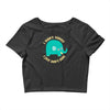 an elephant never cares Crop Top