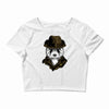 panda rorschach Crop Top