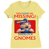 Sherlock Gnomes Ladies Fitted T-Shirt
