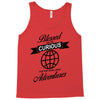 blessed are the curious for they shall have adventures Tank Top