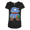 Mario Games Maternity Scoop Neck T-shirt
