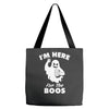 im here for the boos Tote Bags