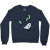 angry cartoon face Crewneck Sweatshirt