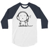 Little Big Planet-Music Men 3/4 Sleeve Shirt
