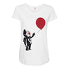 the balloon fairy Maternity Scoop Neck T-shirt