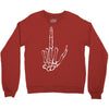 skeleton hand Crewneck Sweatshirt