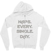 naps every day girls Zipper Hoodie