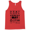 Born In May Tank Top
