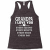 I Love You Grandpa Racerback Tank