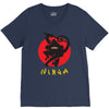 love ninja monkey banana V-Neck Tee