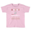 santa cancer  christmas ugly t shirts Toddler T-shirt