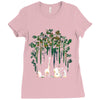 meanwhile in the woods Ladies Fitted T-Shirt