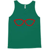 kacamata red Tank Top