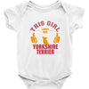 This Girl Loves Yorkshire Terriers Baby Onesie