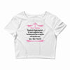 Dear Daddy, Thanks for Being my Dad Baby Boy Letter to Father Crop Top