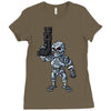 time traveling cyborg Ladies Fitted T-Shirt