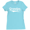 grandpa since 2015 Ladies Fitted T-Shirt