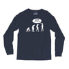banksy funny human evolution indie Long Sleeve Shirts