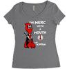 merc with a mouth Women's Triblend Scoop T-shirt