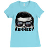 jfk sunglasses Ladies Fitted T-Shirt