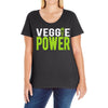 veggie power! Ladies Curvy T-Shirt