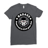 badass bad angry primate Ladies Fitted T-Shirt