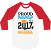 Class of 2017 Proud Pawpaw Graduation 3/4 Sleeve Shirt