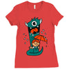 monster pet Ladies Fitted T-Shirt