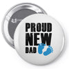 proud new boy Pin-back button