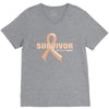 Survivor Of Uterine Cancer V-Neck Tee