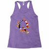 American Flag Q Racerback Tank