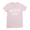 The Evolution of Rock Ladies Fitted T-Shirt