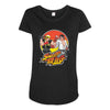 sweep the leg Maternity Scoop Neck T-shirt