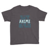 care about anime and two real people girls Youth Tee