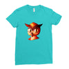 brid funny logo Ladies Fitted T-Shirt