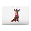 floral fox Accessory Pouches