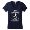 ich laufe Women's V-Neck T-Shirt