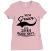New Gram 2018 Rokie Dept. Ladies Fitted T-Shirt
