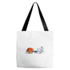 the hare and the shell Tote Bags