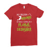 my broom broke Ladies Fitted T-Shirt