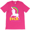 gay pride f#ck younicorn funny rude unicorn T-Shirt