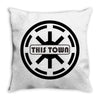 this town Throw Pillow